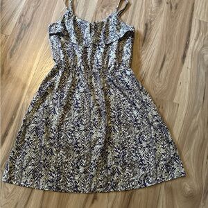 H&M Black and White Spaghetti Strap Mini Sundress